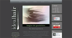 Desktop Screenshot of idealhairsalon.com